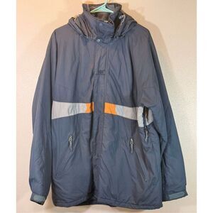 Helly Hansen All Weather Snowboarding Ski Winter Jacket With Removable Hood Gray